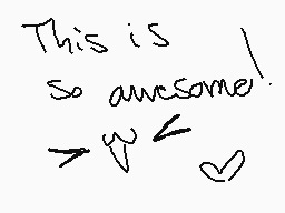 Drawn comment by EeveeRose☆
"This is so awesome!"