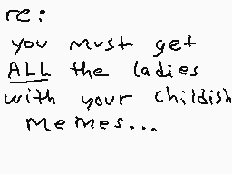 Drawn comment by SirSam