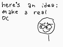 Drawn comment by SirSam