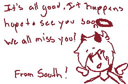Drawn comment by South
