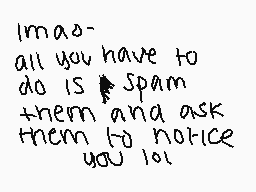 Drawn comment by scaryvibes