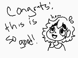 Drawn comment by alexturner
"Congrats! this is so good!"