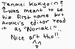 Drawn comment by kujo
