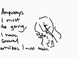 Drawn comment by Meme-♠
"Anyway I must be going, I have several amibos I must train"