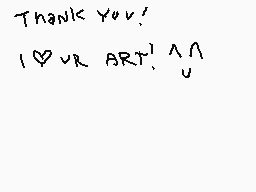 Drawn comment by Vivian
"Thank you! I ❤️ ur art! 😊"