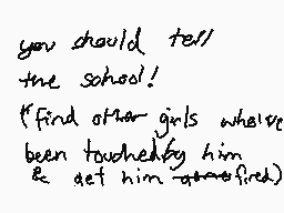 Drawn comment by xWildfirex