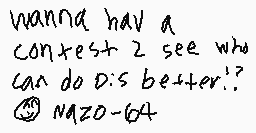 Drawn comment by nazo 64