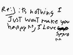 Drawn comment by GirlSpyro