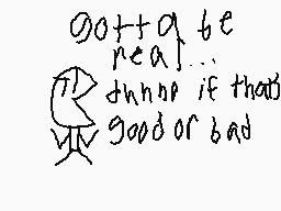 Drawn comment by Nicky