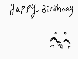 Drawn comment by dizzydoodz
"Happy Birthday"