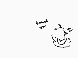 Drawn comment by goombas
"Thank you"