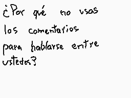 Drawn comment by Ⓐnfel