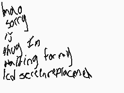 Drawn comment by iDottyLloC