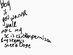 Drawn comment by iDottyLloC