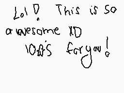 Drawn comment by cyndi♥♥★★★