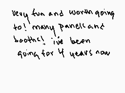 Drawn comment by こynder