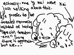 Drawn comment by こynder±