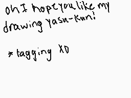 Drawn comment by ハカイ。