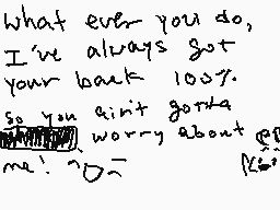 Drawn comment by Xlen4ever😃