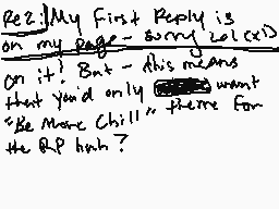 Drawn comment by XLeN😃