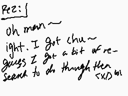 Drawn comment by XLeN😃