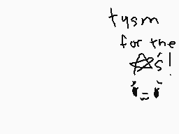 Drawn comment by こんにらは！ochi
"tysm for the yes! no"