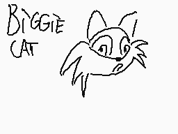 Drawn comment by Xanderon??
"BIGGIE CAT"