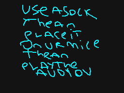 Drawn comment by Stickman