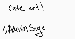 Drawn comment by sage