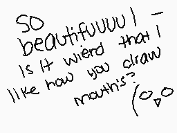 Drawn comment by ☆Mariaマリア★