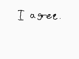 Drawn comment by Tyler
"I agree."