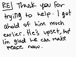 Drawn comment by Müs