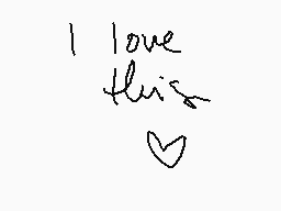 Drawn comment by hannah
"I love this"