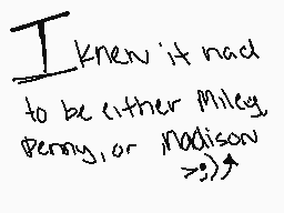 Drawn comment by Erica