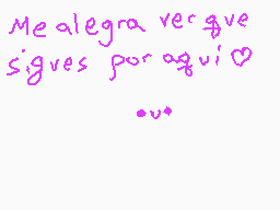 Drawn comment by ♠Poemi♥
"Me alegra ver que sigues por aquí❤️"