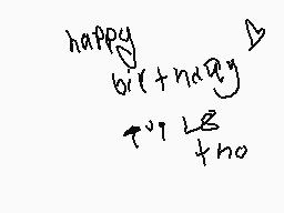 Drawn comment by ★Latiator★
"happy 61t+nday 401 28 4no"