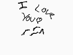Drawn comment by AnaValeria
"I love you"