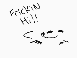 Drawn comment by Sulu
"Frickin' Hi!!"