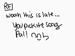 Drawn comment by Leather♥TV