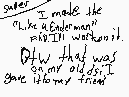 Drawn comment by JOSHUA325