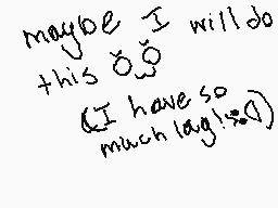 Drawn comment by Dani