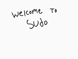Drawn comment by Trianic
"Welcome to Sudo"