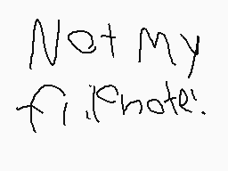 Drawn comment by jaime
"Not my friend!"