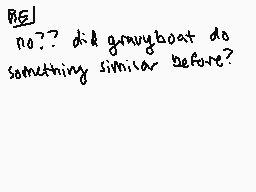 Drawn comment by Bee