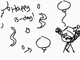 Drawn comment by ☆Lance☆
"Happy B-day!"