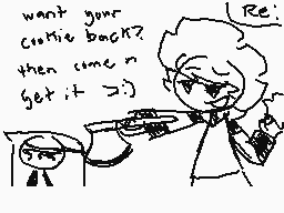 Drawn comment by Ricecakez
"want your clothes back? then come n get it >:)"