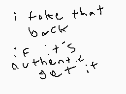 Drawn comment by xd meemee