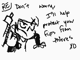 Drawn comment by FCTINDRAWS
"BC Don't worry I'll help protect you from there's XD"