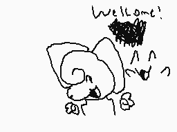 Drawn comment by ★Meowoof♥
"Welcome!"