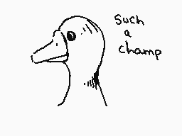Drawn comment by Crybaby
"Such a champ"